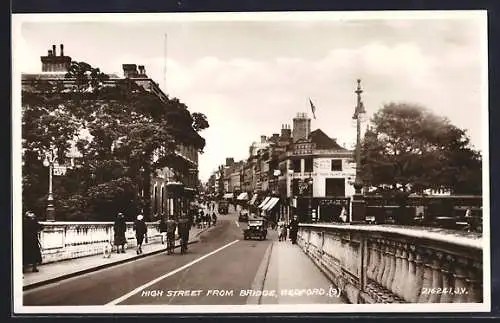 AK Bedford, High Street from Bridge