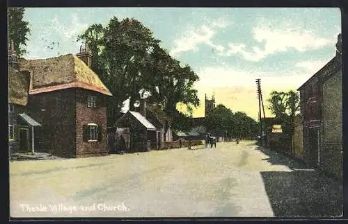 AK Theale, Village and Church