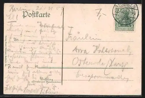 AK Berlin-Tiergarten, Kaiser-Wilhelm-Zelt, Kaiser-Saal, Inhaber Franz Bechly, Kaiser Wilhem I. Porträt