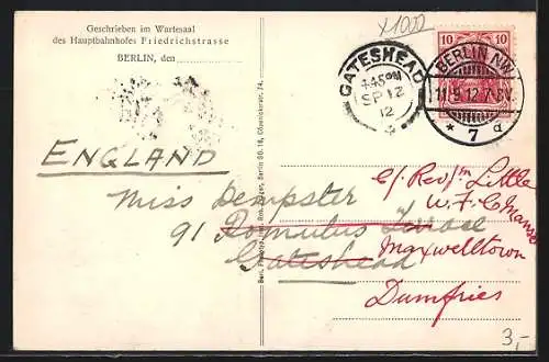 AK Berlin, Unter den Linden, Café Bauer, Café Kranzler