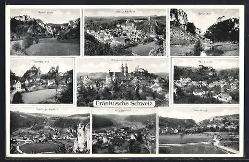 AK Tüchersfeld, Ortsansicht, Rabenstein, Waischenfeld, Gössweinstein, Streitberg