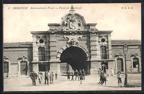 AK Berchem, Borsbeecksche Poort, Porte de Borsbeeck
