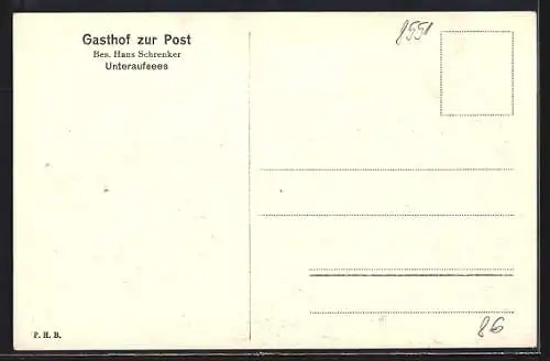 AK Unter-Aufsess, Blick auf die Ortschaft, Hans Freiherr von Aufsees Portrait