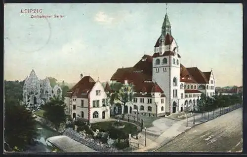 AK Leipzig, Anlagen im Zoologischen Garten