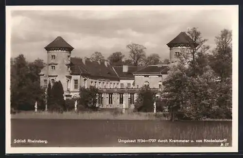 AK Rheinsberg, Gesamtansicht Schloss Rheinsberg