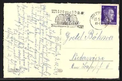 AK Mittweida, Partie an der Ingenieurschule Fritz Selbmann