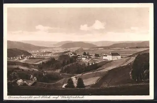 AK Waldfischbach, Ortspanorama vom Berg aus gesehen