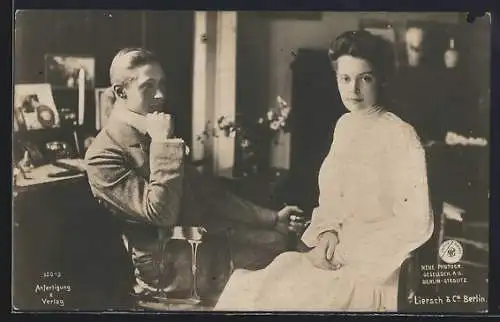 AK Kronprinz Wilhelm von Preussen und Kronprinzessin Cecilie