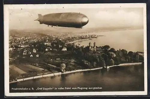 AK Friedrichshafen, Graf Zeppelin in voller Fahrt