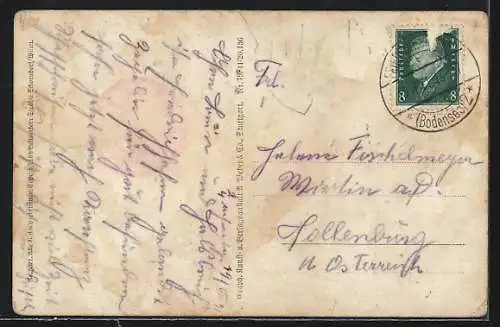 AK Friedrichshafen, Graf Zeppelin in voller Fahrt