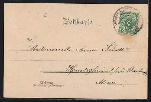 AK Trompeter von Säckingen am Ufer, Behüt Dich Gott!