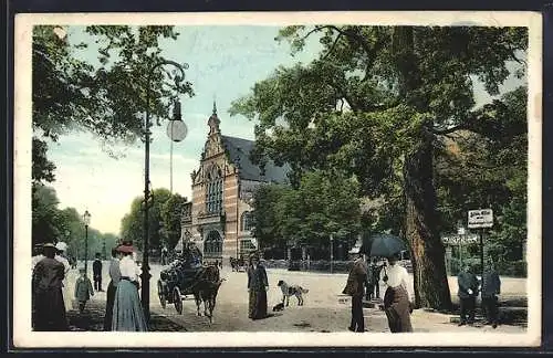 AK Berlin-Tiergarten, in den Zelten