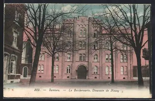 AK Verviers, La Gendarmerie, Chausée de Heusy