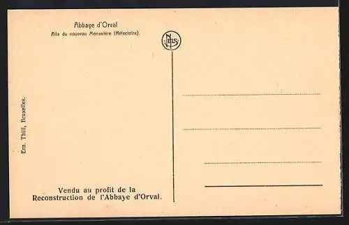 AK Florenville, L`Abbaye Orval, Alle du nouveau Monastère (Réfectoire)