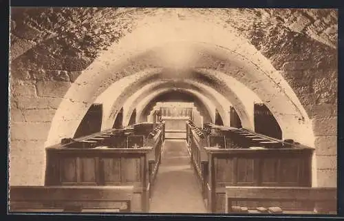 AK Florenville, L`Abbaye Orval, Souterrains du XVIIIe Siècle, Chapelle provisoire