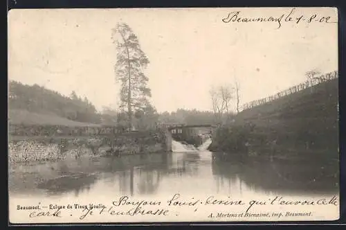 AK Beaumont, Ecluse du Vieux Moulin