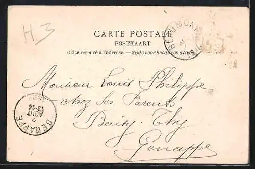 AK Beaumont, Ecluse du Vieux Moulin