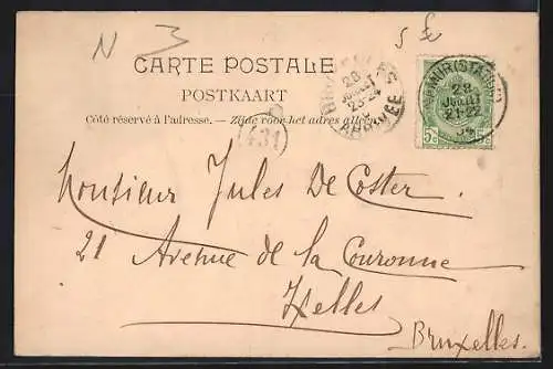 AK Wépion, Vue générale et Hôtel Wester