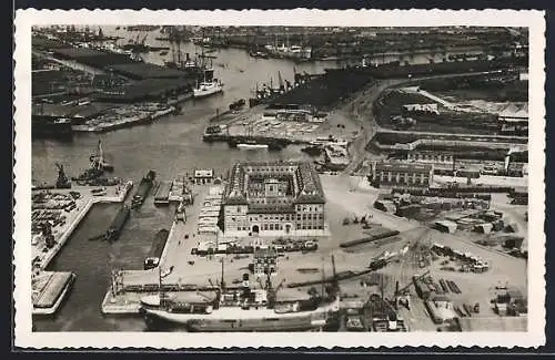 AK Anvers, Panorama des Bassins