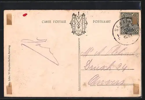 AK Seraing, Le Pont suspendu et la Meuse