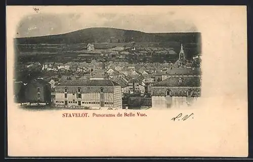 AK Stavelot, Panorama de Belle Vue