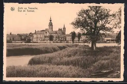 AK Tamise, Uferpartie mit Booten