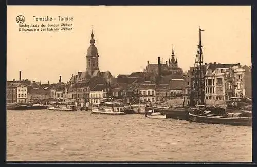 AK Tamise, Débarcadère des bateaux Wilford