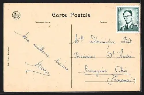 AK Tournai, Pensionnat des Dames de Saint André, Cour d`entrée