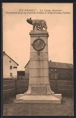 AK Sourbrodt, La Louve Romaine