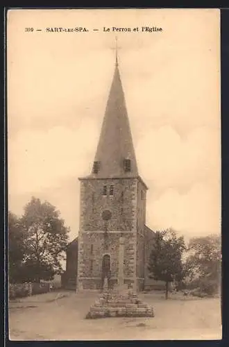 AK Sart-lez-Spa, Le Perron et l`Eglise