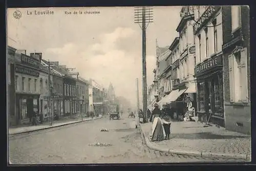 AK La Louvière, Rue de la chaussee