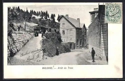 AK Malonne, Arrêt du Tram