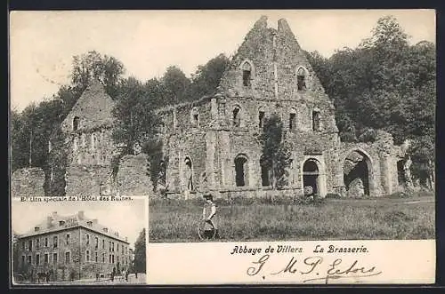 AK Villers, L`Abbaye, La Brasserie, Hotel des Ruines