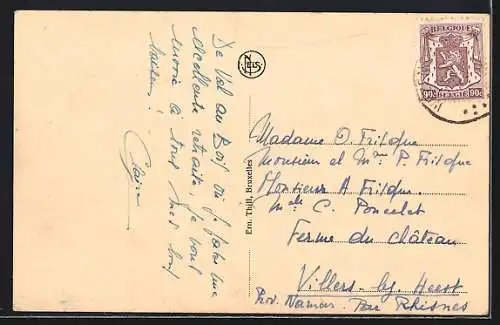AK Bruxelles, Val au Bois, Moniales Dominicaines, Avenue Albert d`Huart et le Monastère de la Ste Trinité