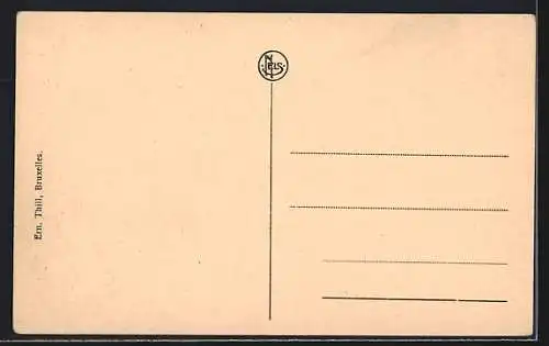 AK Verviers, Entrée de la rue de la Concorde, Strassenpartie