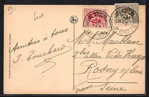 AK Neufchâteau, Vue panoramique