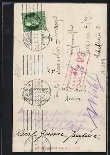 AK König Ludwig III. und Königin Maria Theresia v. Bayern