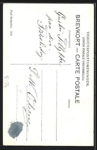 AK Nationaldragter fra Nordjylland, Alte Frau am Spinnrad