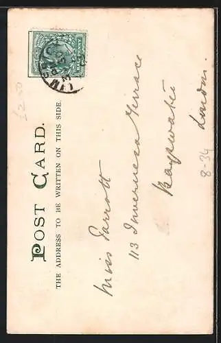 AK Irish Spinning Wheel, Alte Frau am Spinnrad