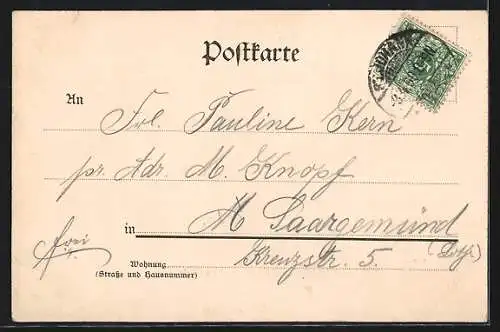 AK St. Johann-Saarbrücken, Gebäude an der Reichsstrasse