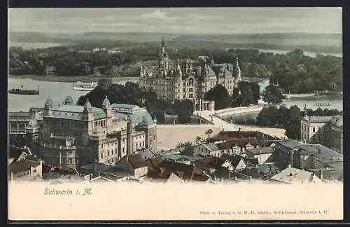 AK Schwerin i. M., Partie am Schloss