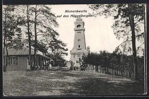 AK Berlin-Köpenick, Bismarckwarte auf den Müggelbergen