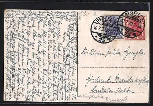 AK Berlin-Köpenick, Bismarckwarte auf den Müggelbergen