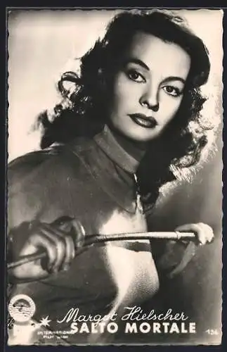 AK Schauspielerin Margot Hielscher aus dem Film Salto Mortale