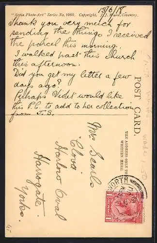 AK Coventry, Holy Trinity Church, from Priory Row