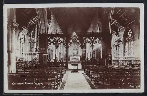 AK Grantham, Interior of Parish Church