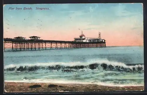 AK Skegness, Pier from Beach