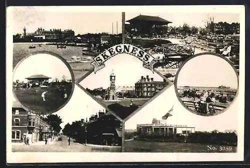 AK Skegness, Café Dansant, Boating Lake, Rock Gardens, Lumley Road, Miniature Golf Course