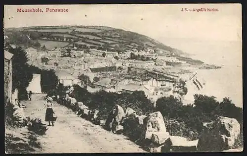 AK Mousehole /Penzance, Bird`s Eye View