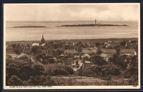 AK West Kirby, Hilbre Island from Grange Hill